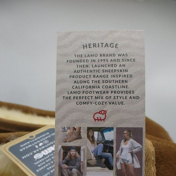 𝅺women's Lamo Wrap Around Indoor/Outdoor Sheepskin /Slipper/Bootie - Picture 9 of 11